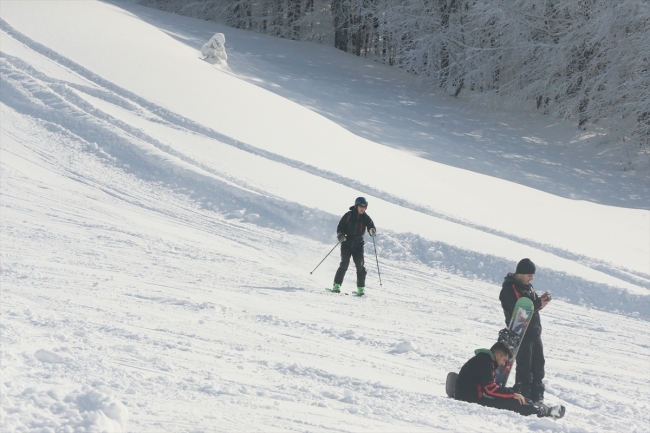 Kartepe'de kayak sezonu açıldı